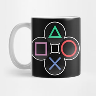 Playstation Style Buttons Mug